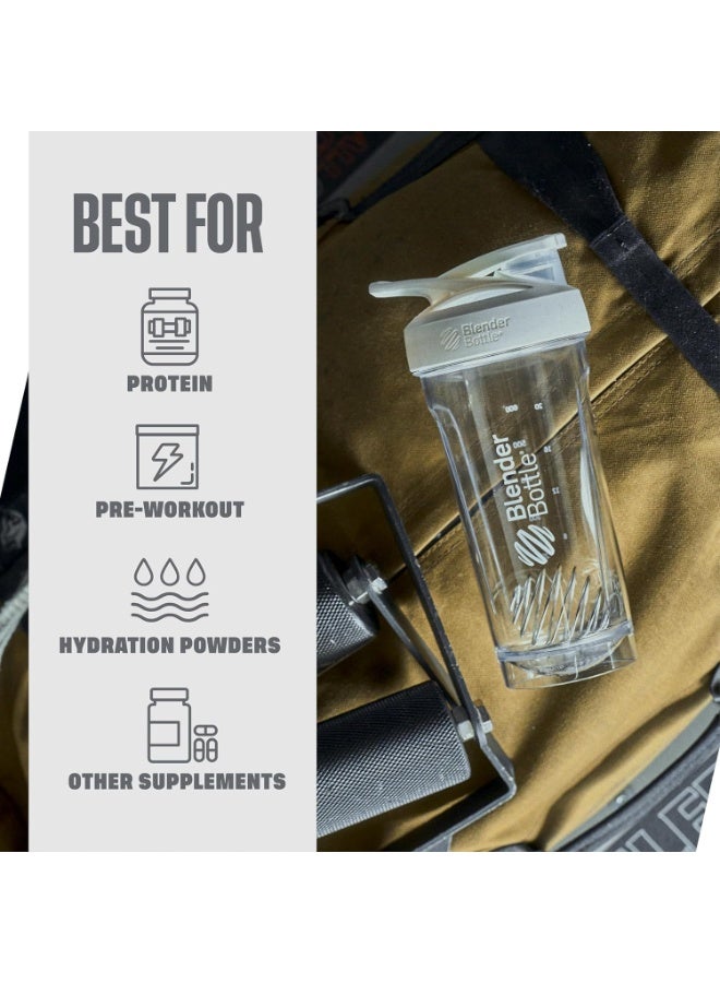 BlenderBottle Strada Tritan Shaker Bottle with Locking Lid, 28-Ounce, White - Image 5