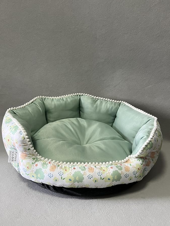 Washable Calming Warming Pet Bed Anti Slip Bottom 25x21x8 Inches - Image 2