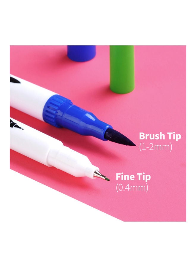 NIBEMINENT 48-Piece Double Head Coloured Pen Set Multicolour - Image 3