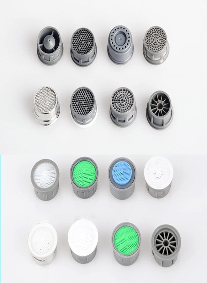 BOETOADG 10 Sets of Faucet Aerators with Gaskets 2.2 GPM Plug-in Restrictor Replacement Parts for Bathroom or Kitchen Plug-in Aerators (Stainless Steel) - Image 3