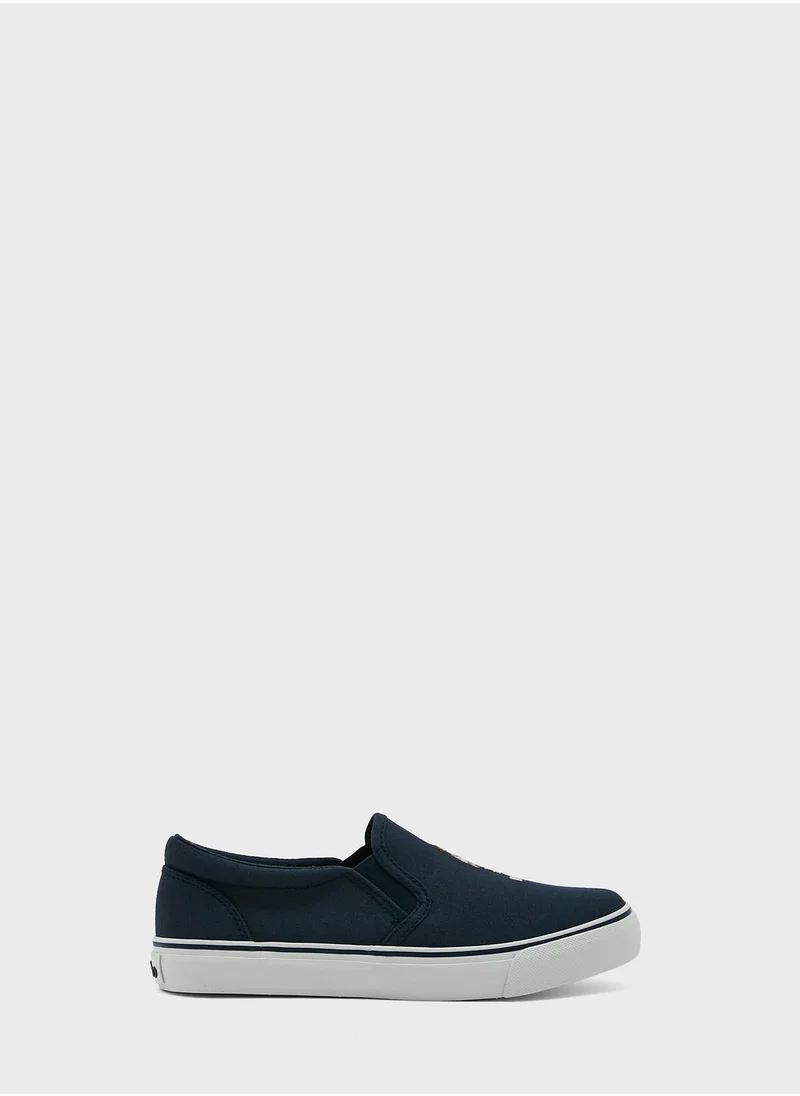 POLO RALPH LAUREN Youth Keaton Slip On Bear Sneakers
