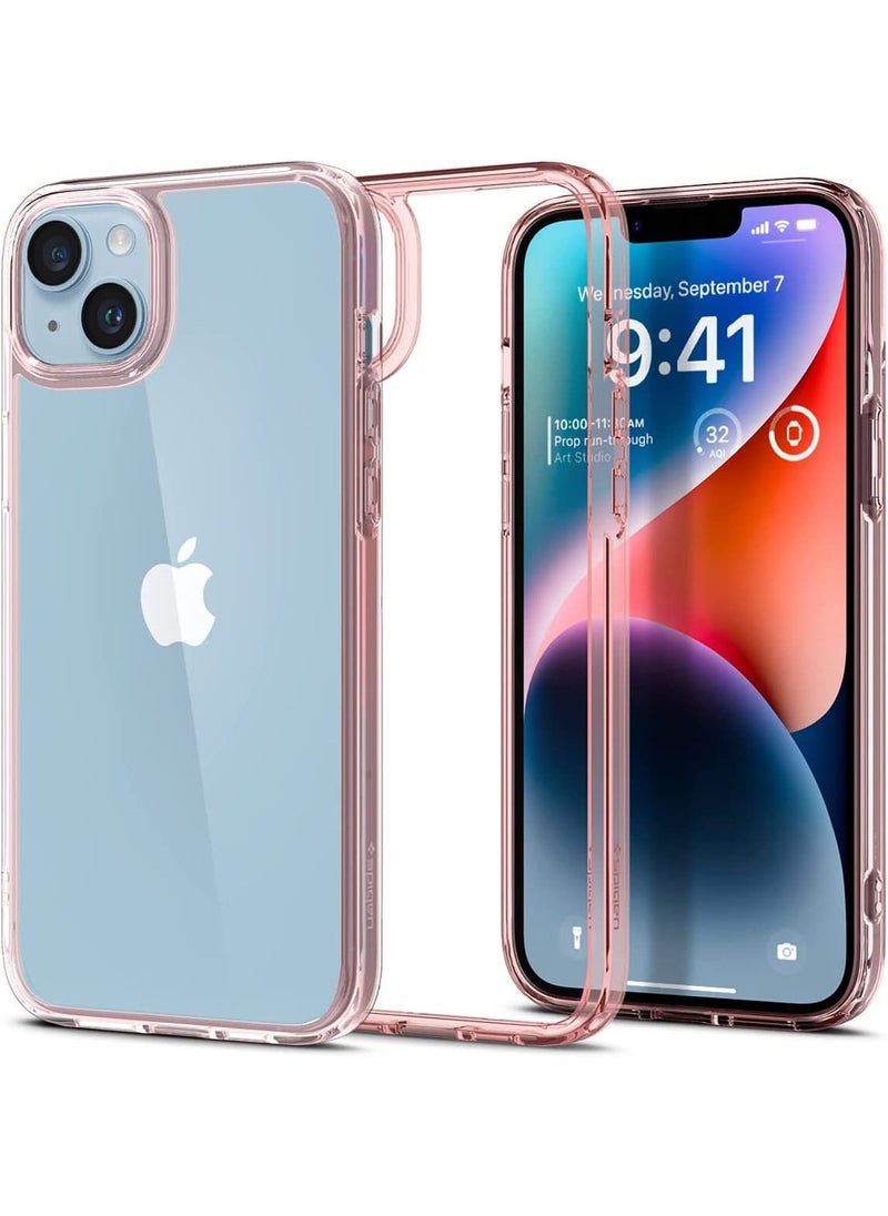 Spigen Ultra Hybrid iPhone 14 Plus Case Cover - Rose Crystal  - Image 1