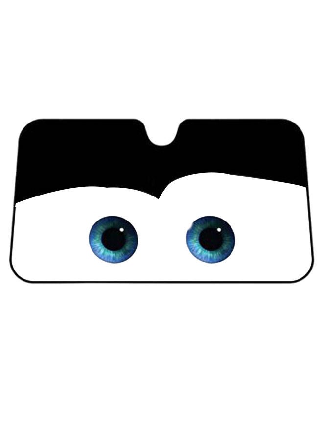 NIBEMINENT Eyes Heated Windshield Car Sunshade - Image 1