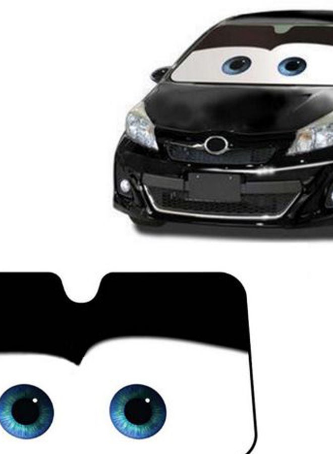 NIBEMINENT Eyes Heated Windshield Car Sunshade - Image 2