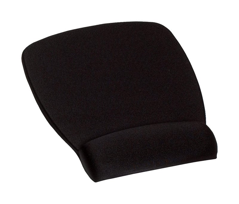 3M MW209MB Mouse Pad with Wrist Rest (Black) - Image 1