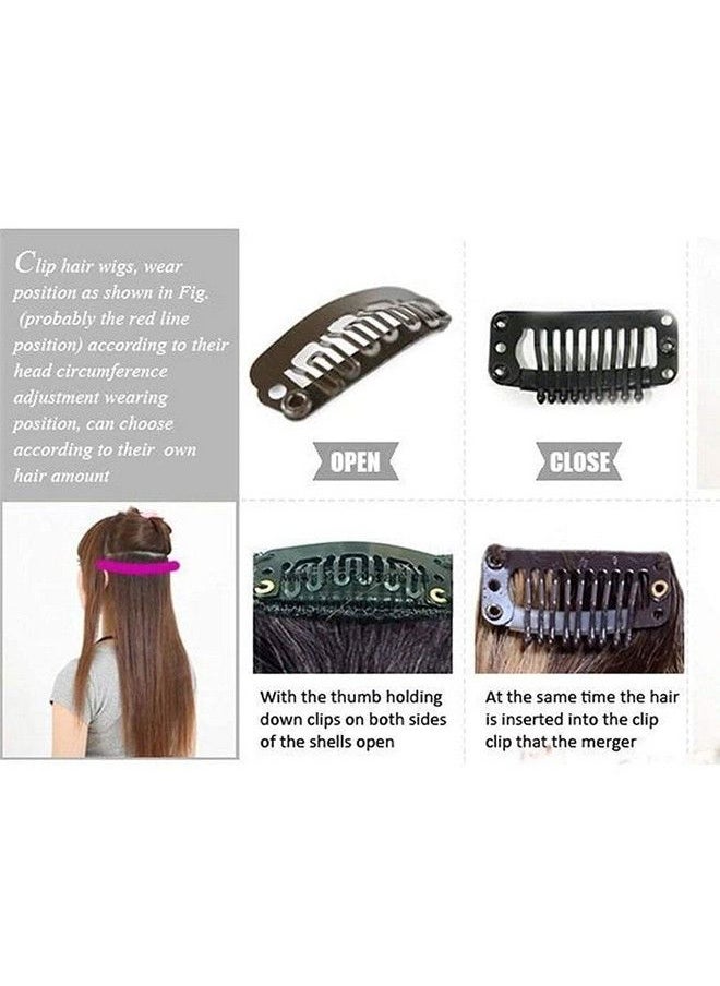 BeatStock Hair Extensions Women'S Natural Black Hair Curly Wavy Hair Extensions In 5 Clip With Updated Model  - Image 3