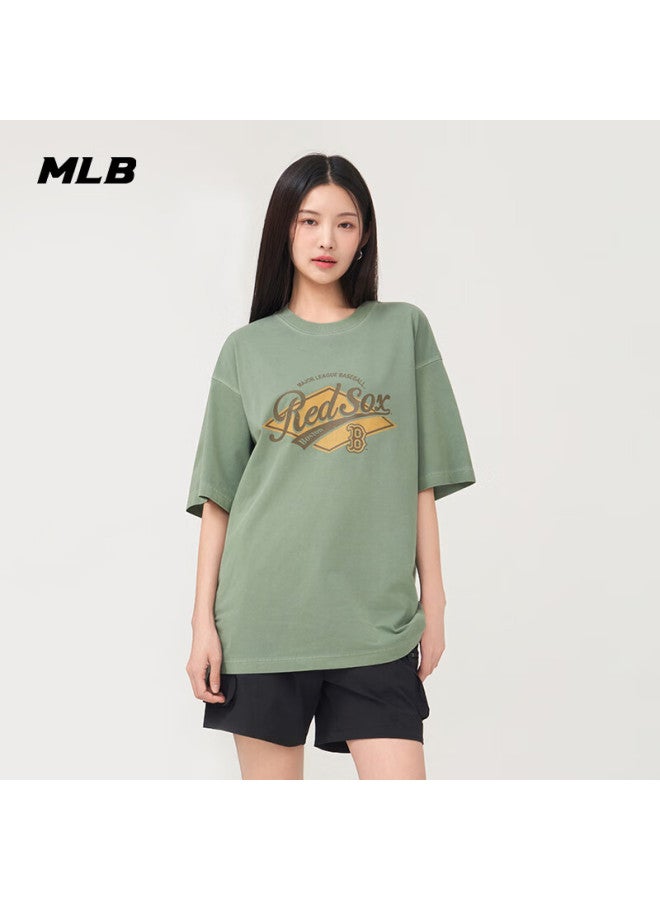 Mlb Short Sleeve Uni Couple T-shirt Casual Sports Tee Zhang Linghe Star Same Style 3atsv0753-43kap-xl - Image 2