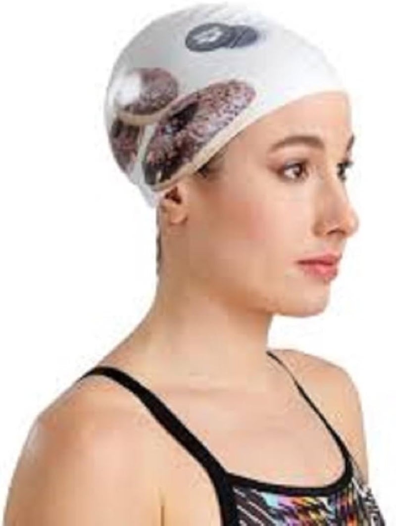Silicone Arena Bonnet – Premium Textured Swim Cap for a Secure, Comfortable Fit, Ideal for Training and Competitive Swimming - Multicolor