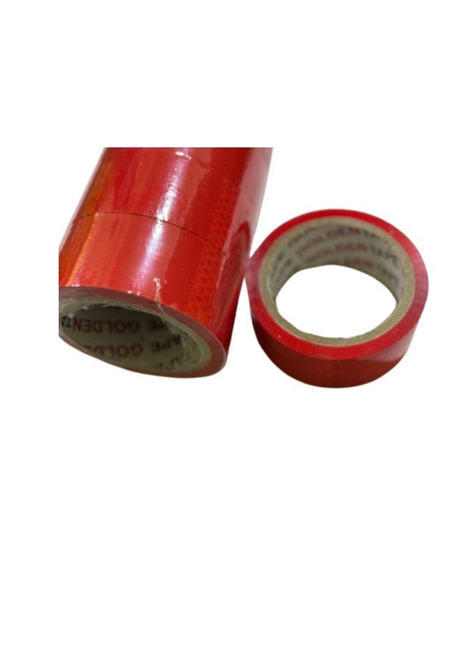 Generic Color adhesive tape (red) (6 rolls) (Soltip), 50 meters, width 4.2 cm  - Image 4