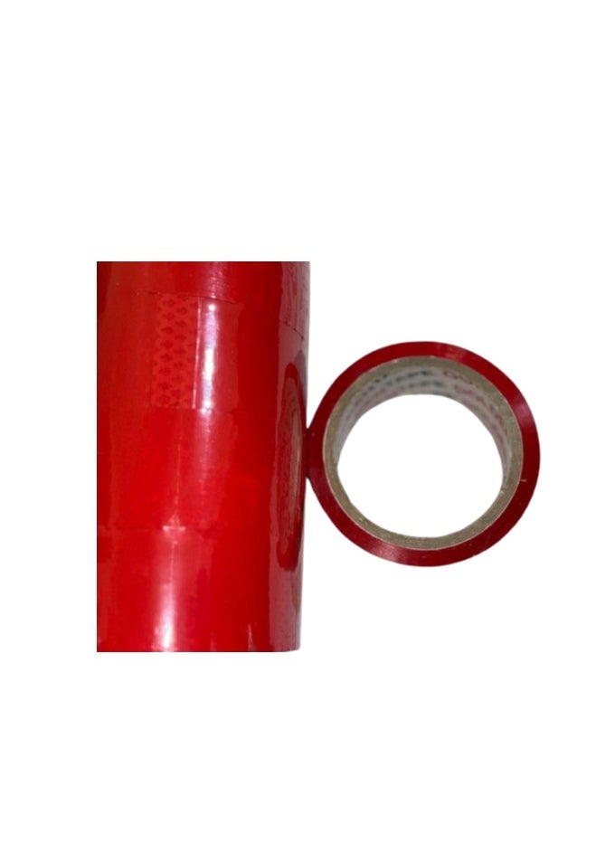 Generic Color adhesive tape (red) (6 rolls) (Soltip), 50 meters, width 4.2 cm  - Image 3