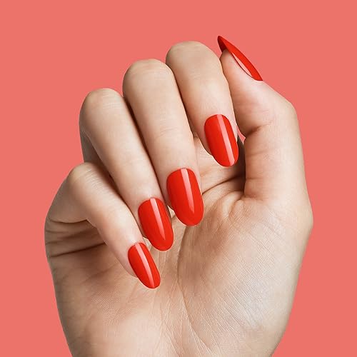 KISS 100 Full-Cover Nails, Press-On Nails, Nail glue included, 'Active Oval' Shape, Clear, Medium Size, Oval Shape, Includes 100 Nails, 3g Maximum Speed Nail Glue - Image 4