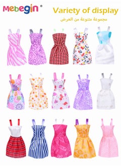 MEBEGIN 114 Pcs Doll Clothes and Accessories Set, Fashion Design Kit for 30cm Doll, Colorful Unique Barbie Doll Stuff, Fashion Doll Clothes Set, Easy to Put on and Take Off, Perfect Gifts for Girls(Excluding Dolls)  - Image 3