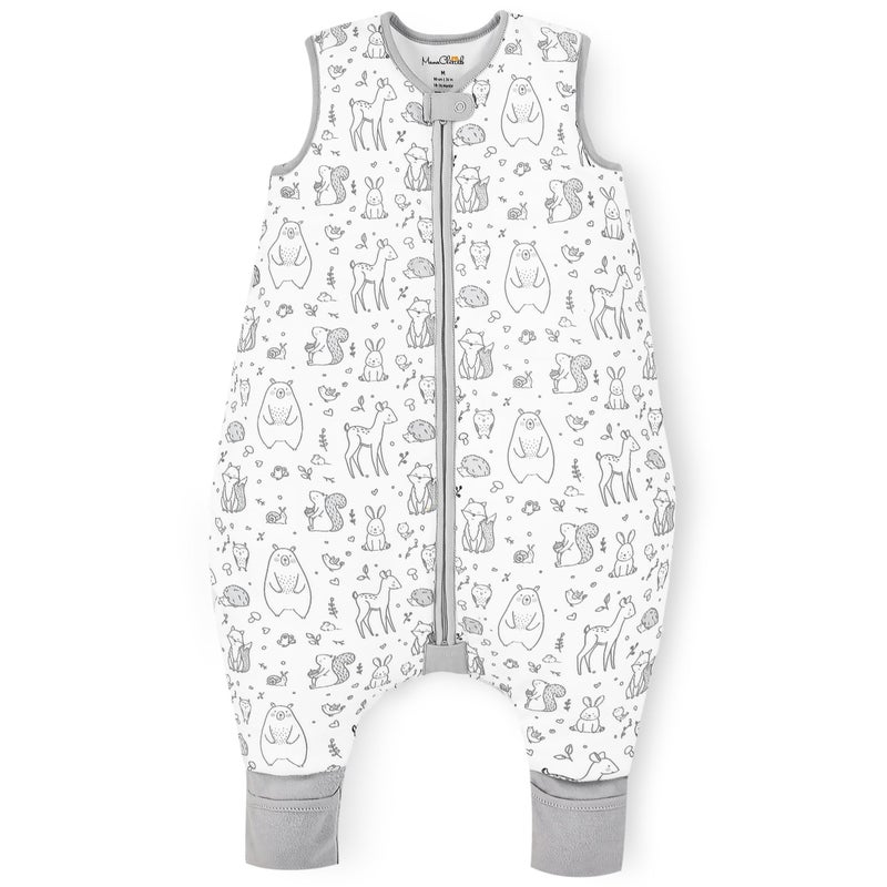Mama Cheetah Mama Cheetah Toddler Sleep Sack with Feet 25 TOG Organic Cotton Baby Sleeping Bag with Legs Winter Baby Wearable Blankets for Early Walker 618 Month 