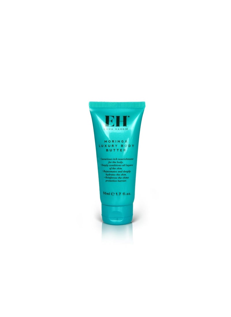 EMMA HARDIE - Emma Hardie 50ml Moringa Luxury Body Butter Rich Nourishment for the Body that Helps To Reinforce The Skins Protective Barrier Rejuvenate and Deeply Hydrate Vegan  Cruelty Free - Image 1