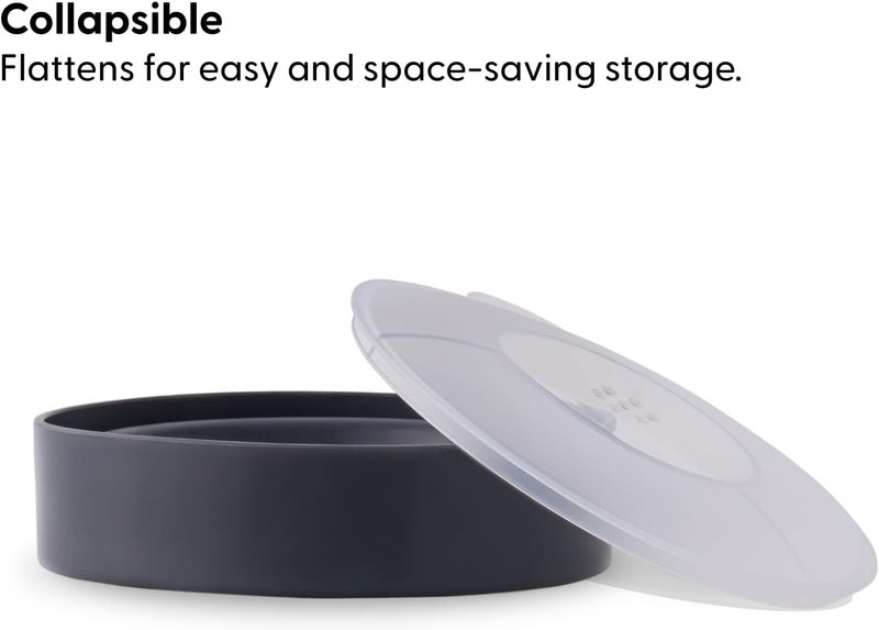 WP Microwave Silicone Popper Maker | Black | Collapsible Bowl w/Built in Measuring, BPA, Eco-Friendly, Waste Free, 9.3 Cups of Popped Popcorn - Image 5