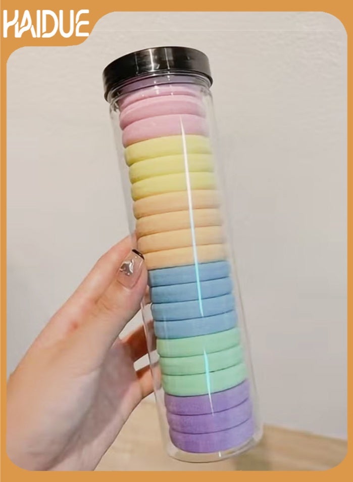 Haidue 20 Pcs Hair Ropes with Plastic Jars - Image 1