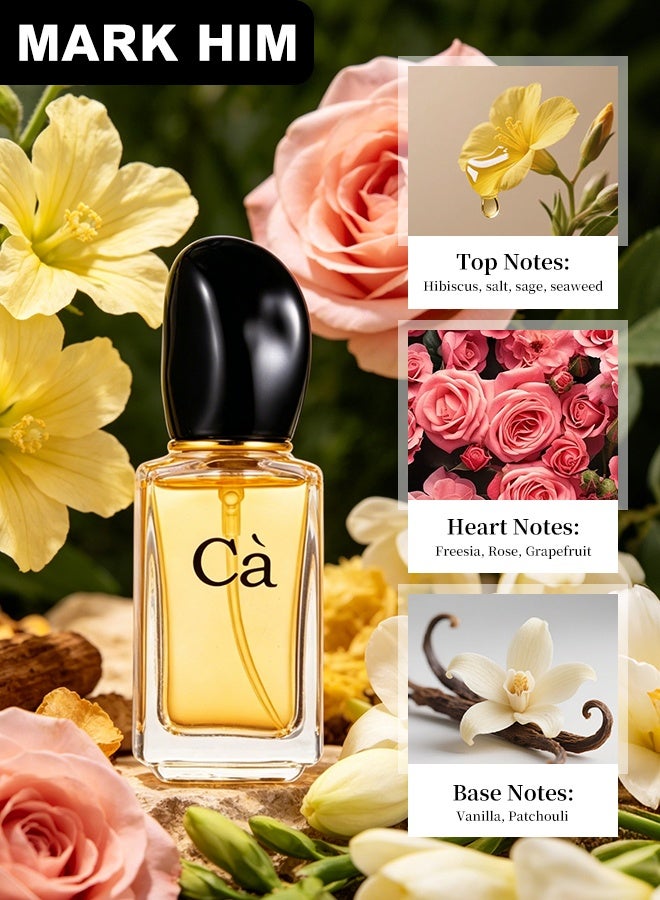 MARK HIM 4-Piece Women Eau de Toilette Gift Set, Perfect Present for Birthday Holiday Anniversary, Assorted Long-Lasting Fragrance Mini Perfume Collection Kit - Image 5