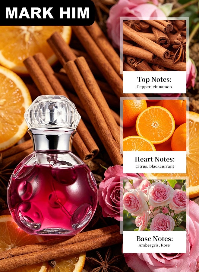 MARK HIM 4-Piece Women Eau de Toilette Gift Set, Perfect Present for Birthday Holiday Anniversary, Assorted Long-Lasting Fragrance Mini Perfume Collection Kit - Image 3