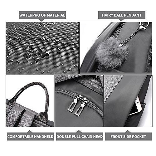 PINCNEL Women Backpack Purse Waterproof Nylon Anti-theft Rucksack Lightweight Shoulder Bag - Image 5