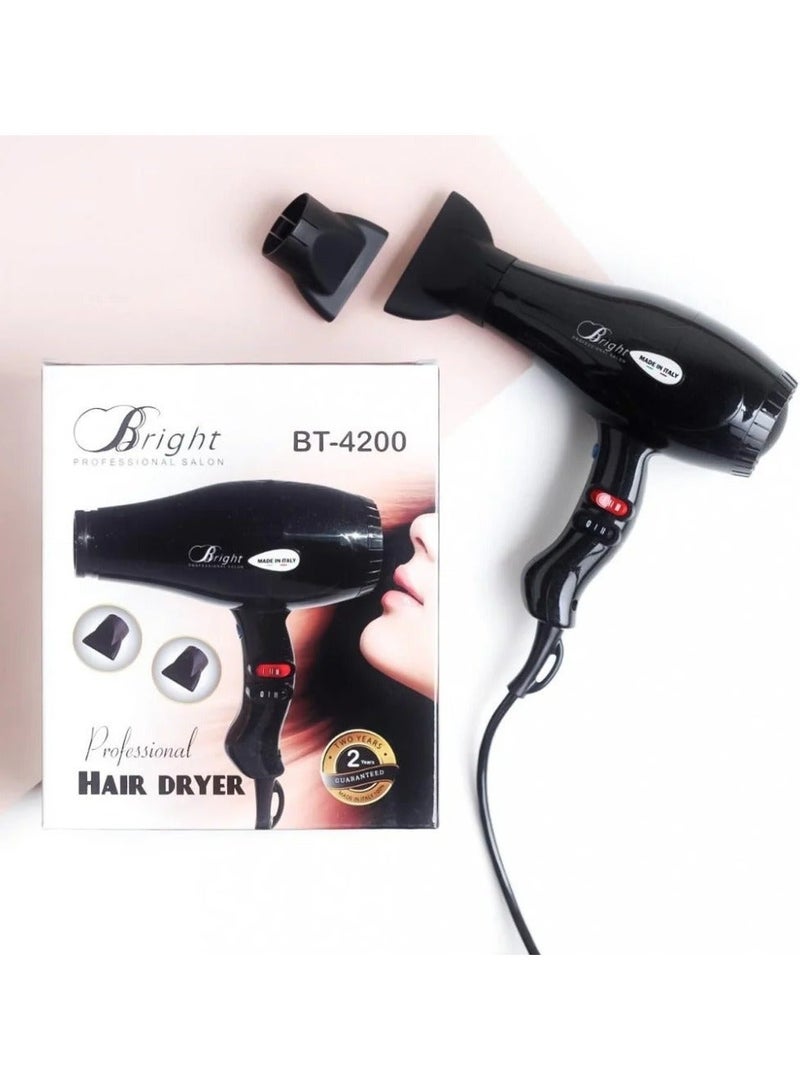 برايت مجفف شعر برايت ايطالي BT-4200 - Image 4
