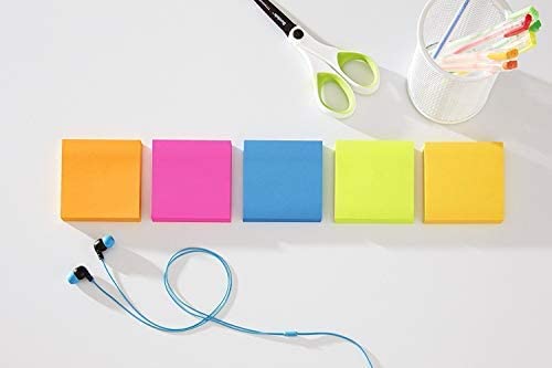 Qatalitic Spiral Sticky Note Pad Pocket Size (3 x 2 inch) with Adhesive Notes (125 Leaves and 125 Flags) - Image 3