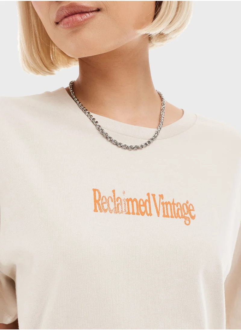 Reclaimed Vintage Unisex Plant Back Graphic T-Shirt