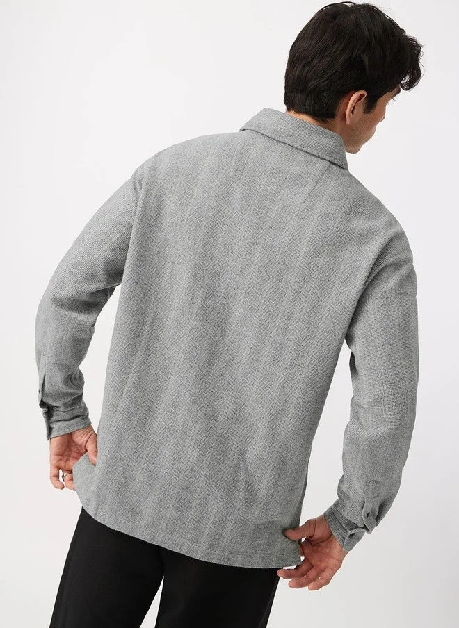 The Souled Store  The Souled Store Men Polo Collar Drop-Shoulder Sleeves Pocket T-shirt  | Best Price UAE