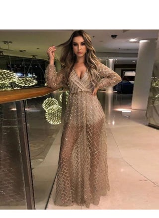 Women Wedding V-Neck Women'S Dress Slim Hollow Lace Sheer Mesh Female Elegant Formal Dresses Party Evening Prom Gala - pzsku/Z0569848125CBA2113E60Z/45/1746761958/234e54c0-00d4-4df0-869d-6f2c26cd0f5a