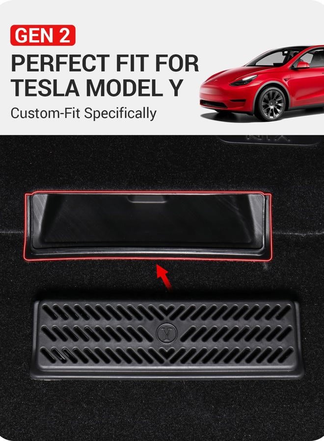 Basenor Backseat Air Vent Cover for Tesla Model Y 2020-2024, 2 Pack Under Seat Floor Vent Grille Protector, Rear Air Flow Outlet Guard, Anti-Clogging Model Y Interior Accessories - Image 4