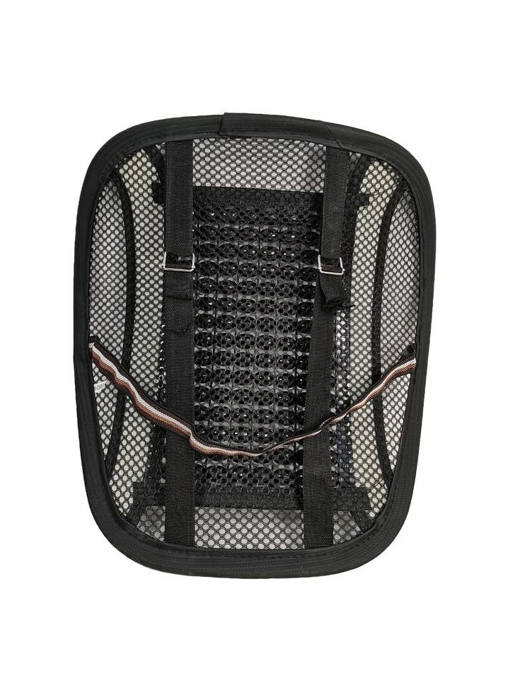 مسند الظهر دعم قطني وسادة مقعد العلاج بالابر للسيارة ومقعد الكرسي وسادة خرز خشبية 1 قطعة - Image 4