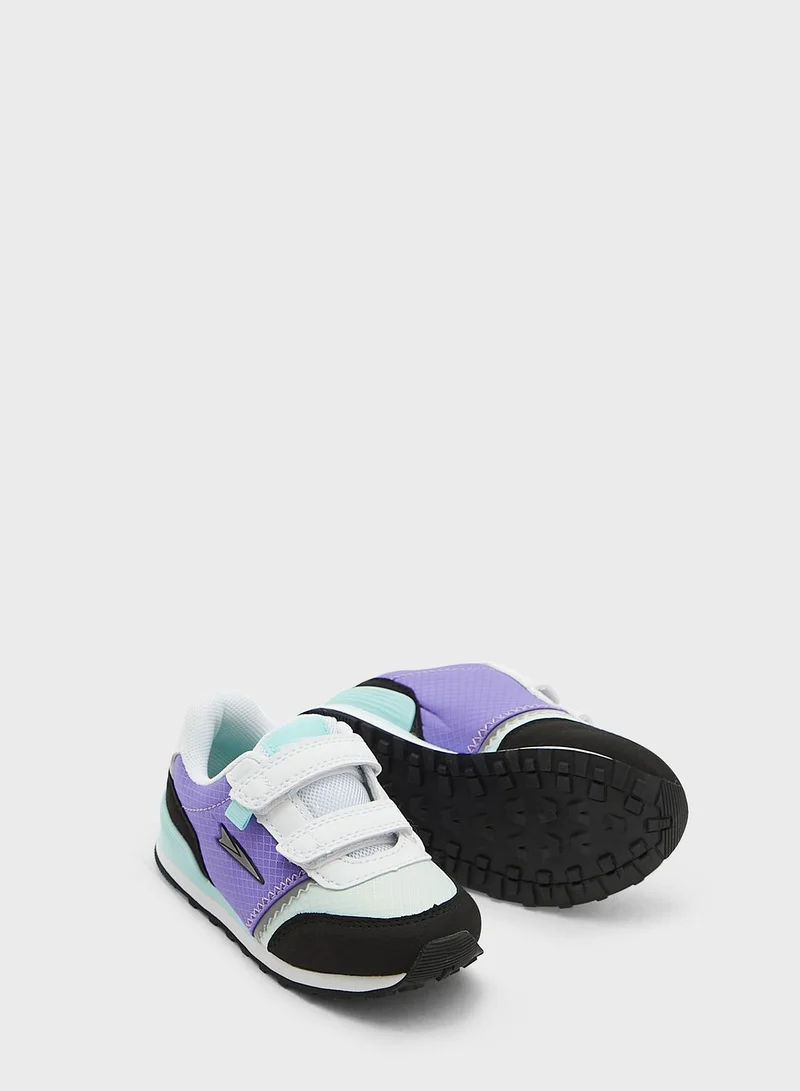 CCC Kids Double Strap Velcro Sneakers