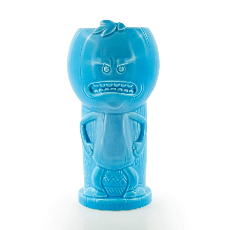 Geeki Tikis Rick  Morty Mr Meeseeks Mug  Official Rick  Morty Tiki Style Ceramic Cup  Holds 18 Ounces