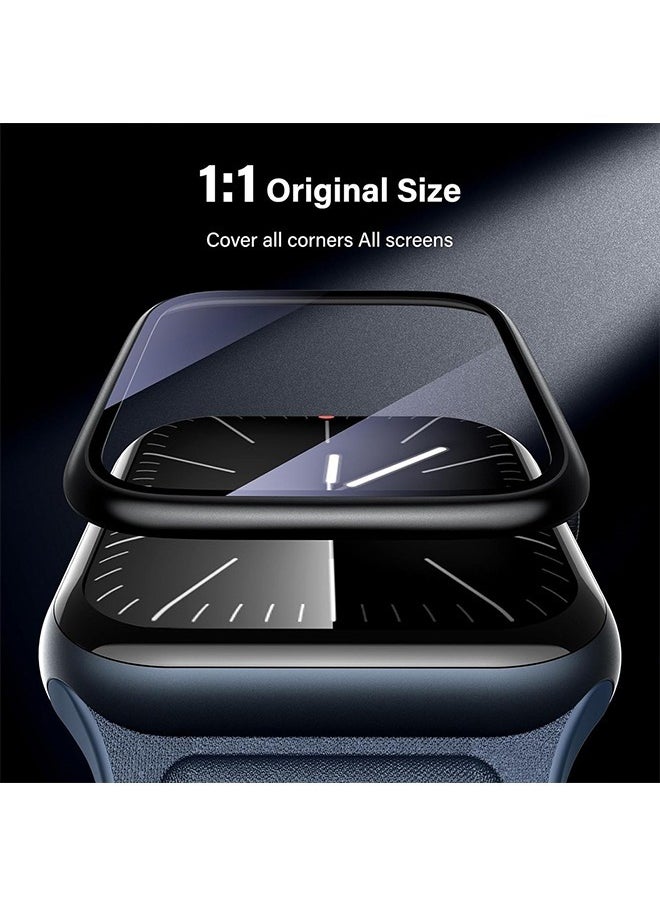 Beyond 3 Pcs Screen Protector Case for Apple Watch Ultra2 49mm, Scratch Proof Tempered Glass Cover, Lightweight Protective Film (Clear)  - Image 3
