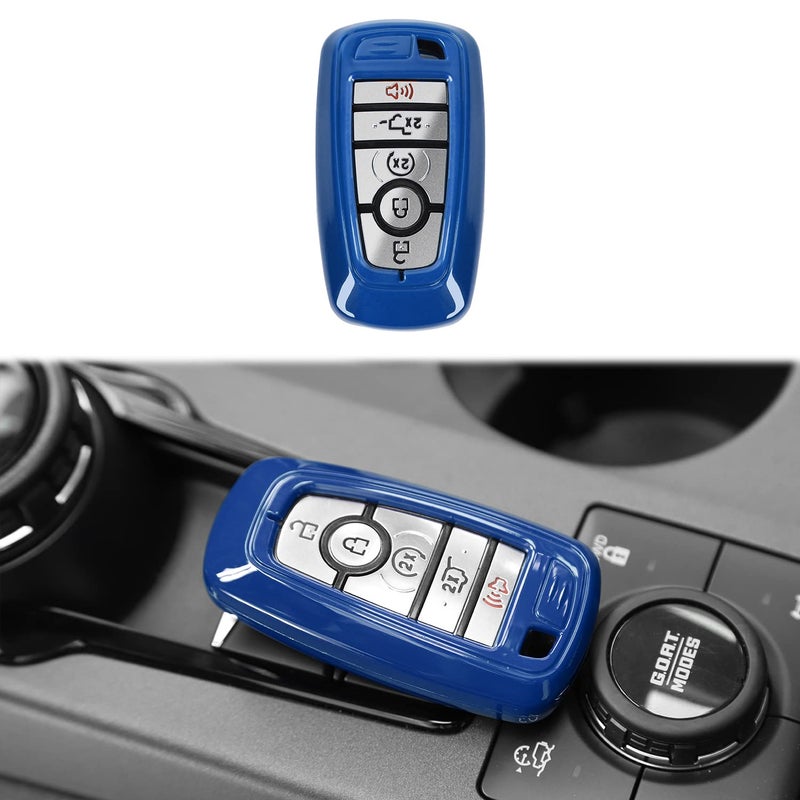 HTHE for Ford BroncoSport Key Fob Shell Case Key Protecte Cover Compatible with Ford BroncoSport 2021 2022 2023 ABSRed