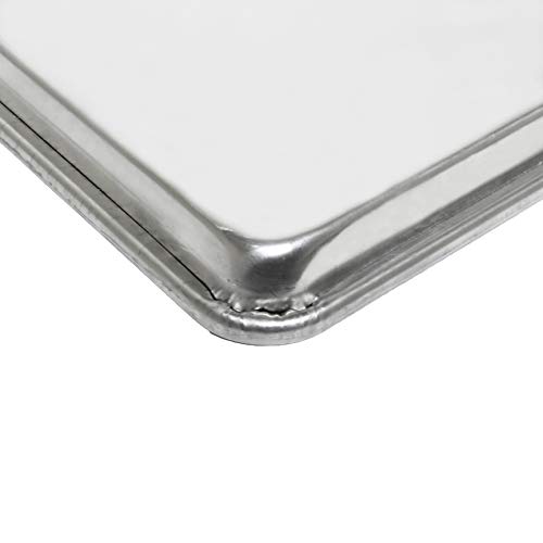 Thunder Group Excellanté 18" x 26" Full Size Aluminum Sheet Pan, 16 Gauge - Image 3