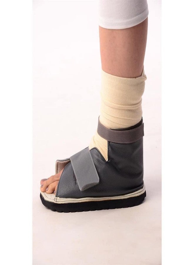 MEDTRIX Cast Shoe Foot Support Medical Surgical Shoe Orthopedic Covering Plaster on Foot Black (XL) - Image 4