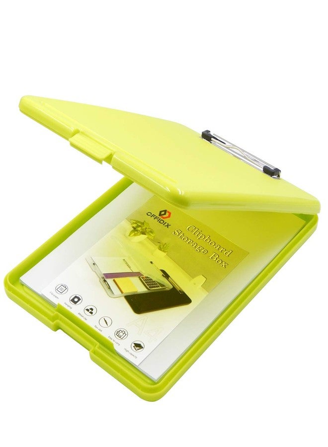Cpixen Mulicolor A4 Clipboard Box File - Storage Filing Case Paper and Document Storage for Home, Shop and Office - Image 2