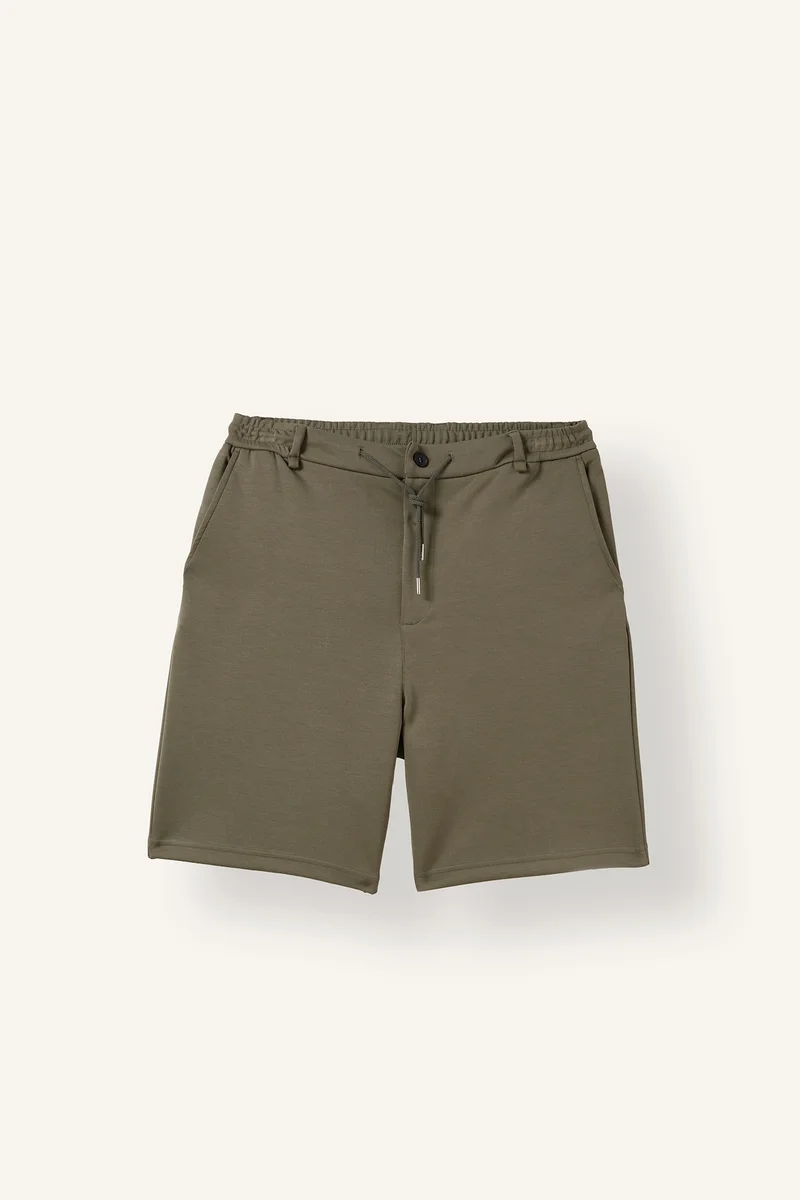 Defacto Relax Fit Ultra Soft Elastic Waist Denim Shorts
