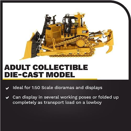 Diecast Masters 1:50 Scale Caterpillar D9T Track-Type Tractor | High Line Series Cat Trucks & Construction Equipment Model 85944 - Image 3