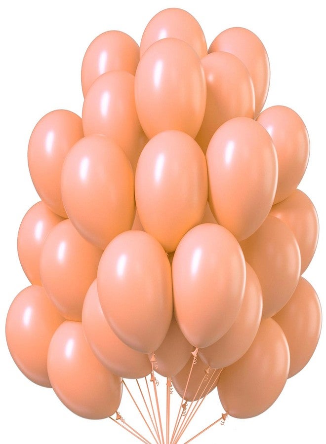 PartyWoo Peach Balloons, 50 pcs 12 Inch Peachy Pink Balloons, Peach Color Balloons for Balloon Garland or Balloon Arch as Party Decorations, Birthday Decorations, Baby Shower Decorations, Peach-Y21 - Image 1