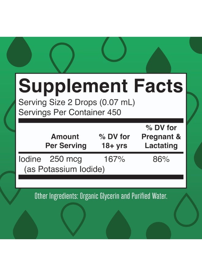 MaryRuth's Organic Iodine Liquid Drops Unflavored 1 fl oz (30 ml) - Image 2