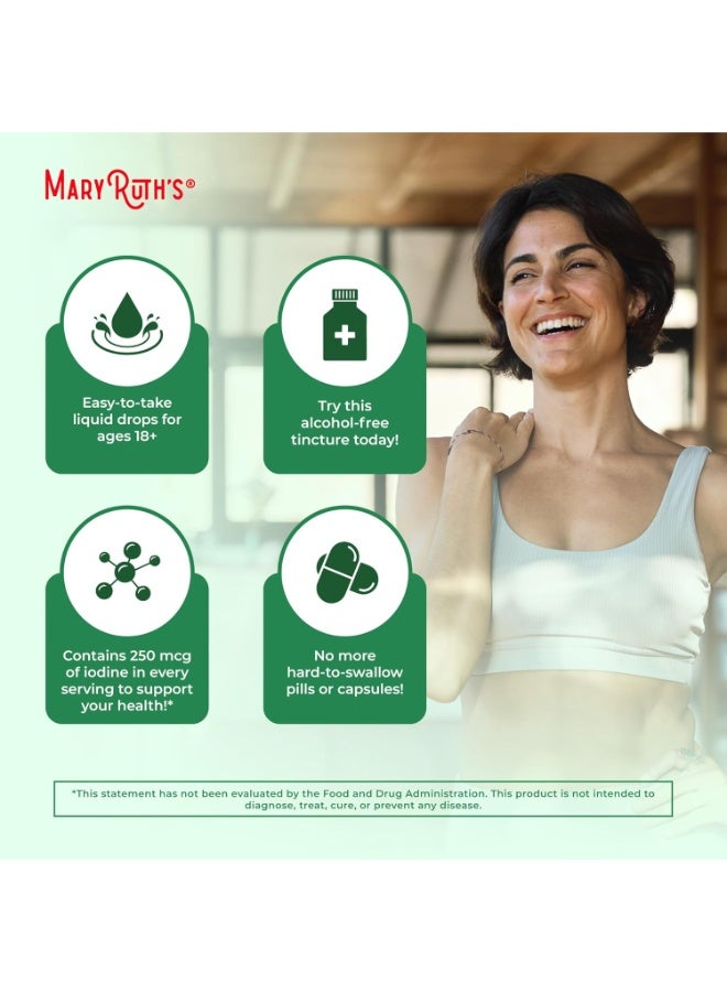 MaryRuth's Organic Iodine Liquid Drops Unflavored 1 fl oz (30 ml) - Image 4