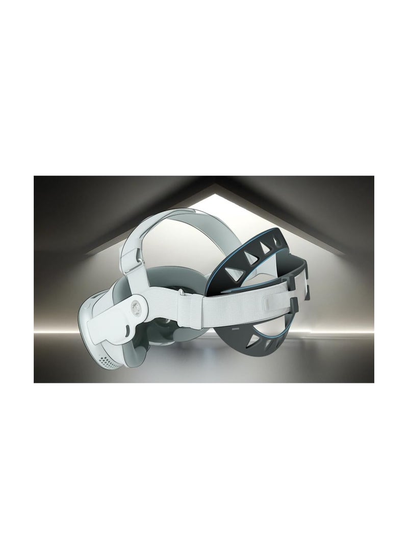 SYOSI VR Head Strap Pad, TPU Comfort Soft Head Strap Cushion for Vision Pro Headset, Head Cushion Adapter Comfortable Pressure-Relief Pad VR Accessories, Bracket for The Back of The Head Headstrap  - Image 4