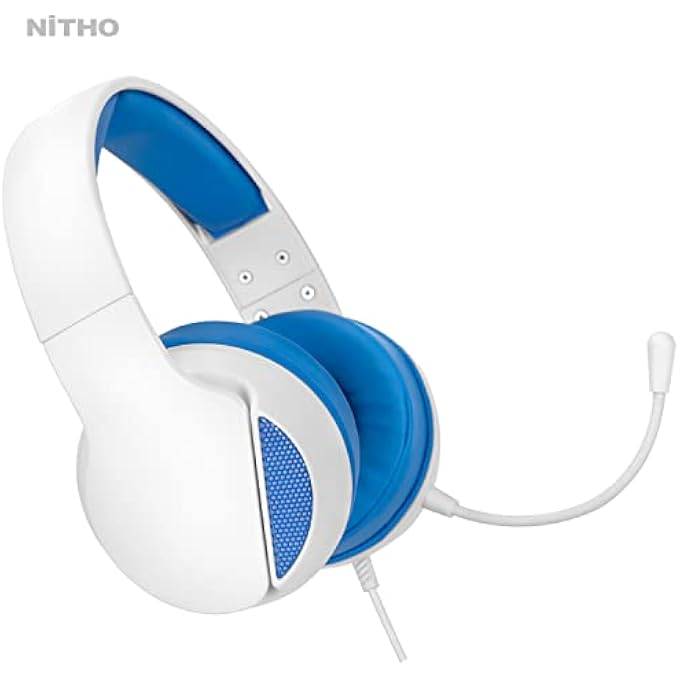 NITHO JANUS STEREO GAMING HEADSET SKY, COMPATIBLE WITH PC/PS4/PS5/XBOX ONE/XBOX SERIES X S/SWITCH/PHONES (PC ADAPTER INCLUDED) (ELECTRONIC GAMES/NINTENDO_SWITCH/PLAYSTATION_4/XBOX_ONE) - Image 2