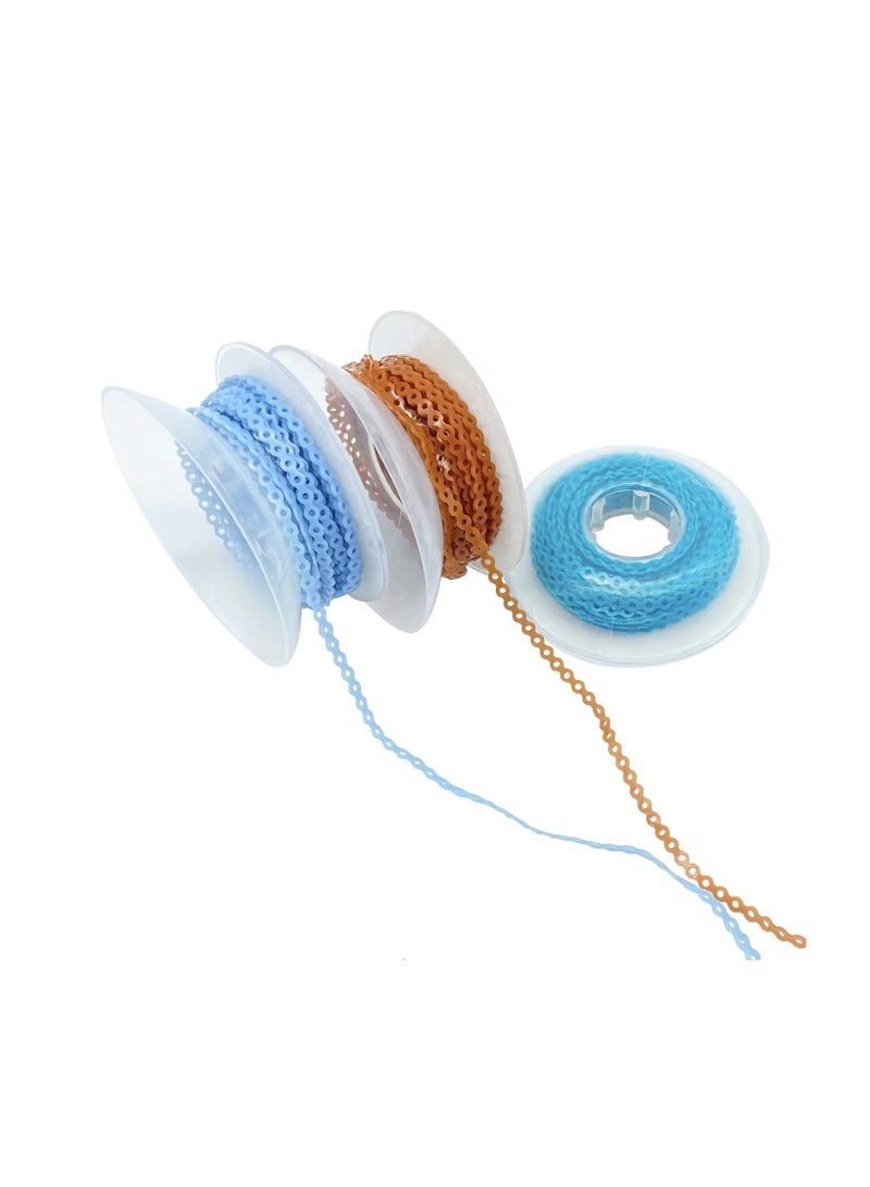 4.57M Orthodontic Rubber Chain, Braces Dynamic Chain (4.0mm) - Image 2