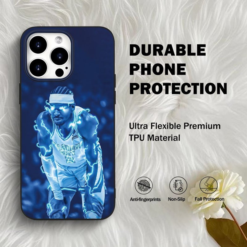 A Creatively Designed Matte Anti Drop Wear Resistant Phone Case With Trendy Lightning Player Print For iPhone 8 Plus Black Perfect Gift For Holidays - Image 5
