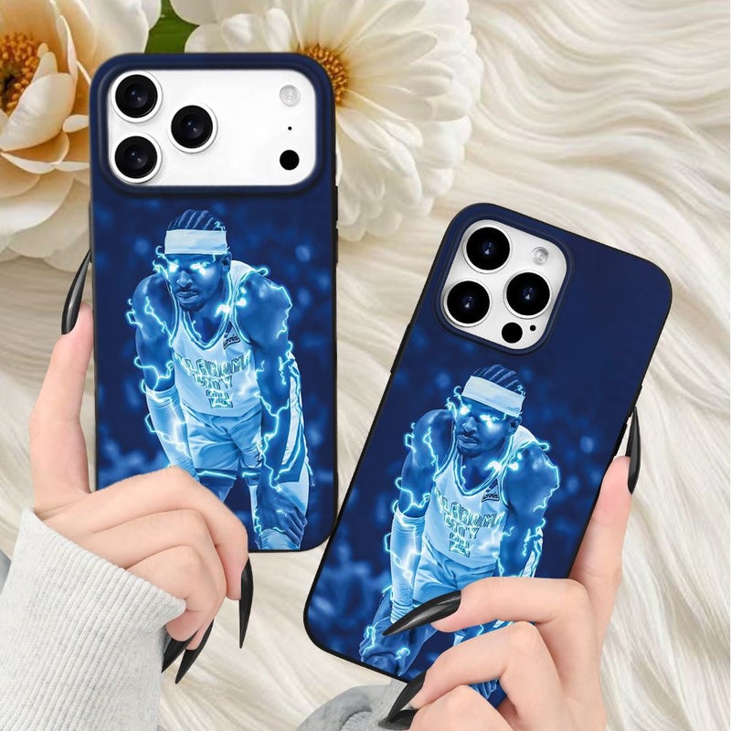 A Creatively Designed Matte Anti Drop Wear Resistant Phone Case With Trendy Lightning Player Print For iPhone 8 Plus Black Perfect Gift For Holidays - Image 1
