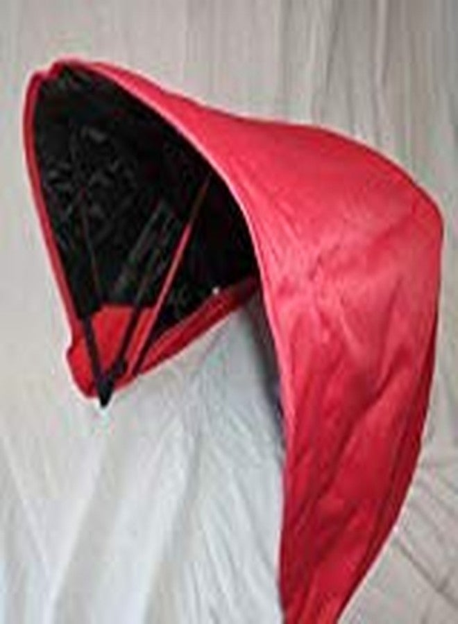 Red Sun Shade Canopy Hood Cover Umbrella for Bugaboo Cameleon 1, 2, 3, & Frog Baby Child Strollers