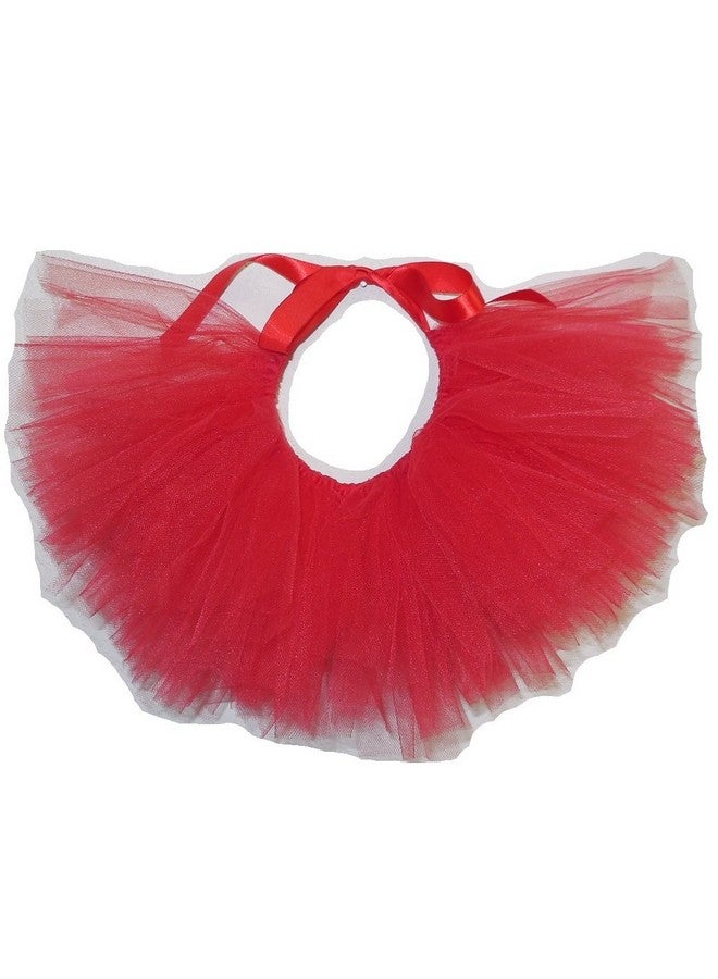 Pawpatu Handcrafted in USA Red Tulle Tutu for Medium Dogs - Image 1