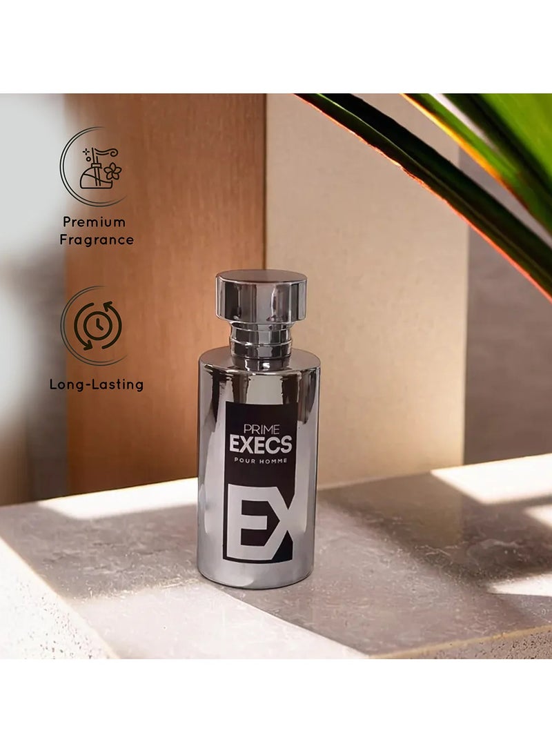 AL GAZAL Prime Execs Pour Homme Eau De Parfum – 100ml | Fresh Citrus, Woody & Earthy Fragrance for Men - Image 4